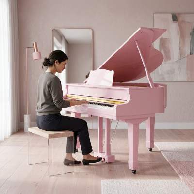 Pianoforte digitale rosa pianoforte a coda pianoforti lucidi