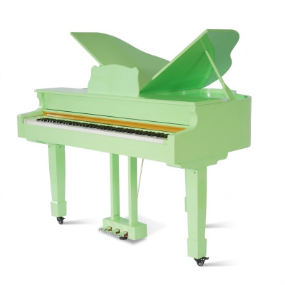 Pianoforte digitale pianoforte a coda lucido pianoforte verde