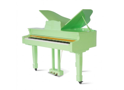 Pianoforte digitale pianoforte a coda lucido pianoforte verde