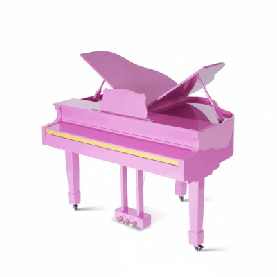Pianoforte digitale pianoforte a coda lucido pianoforte rosa