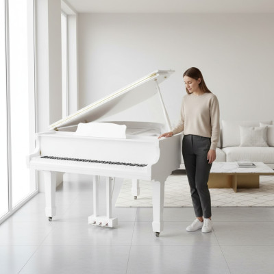 Pianoforte digitale pianoforte a coda lucido nero