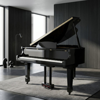 Pianoforte digitale pianoforte lucido nero