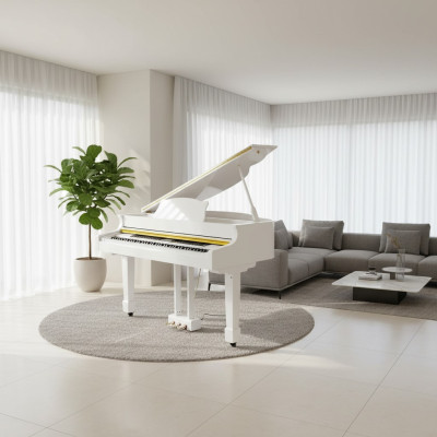 Pianoforte digitale pianoforte lucido bianco