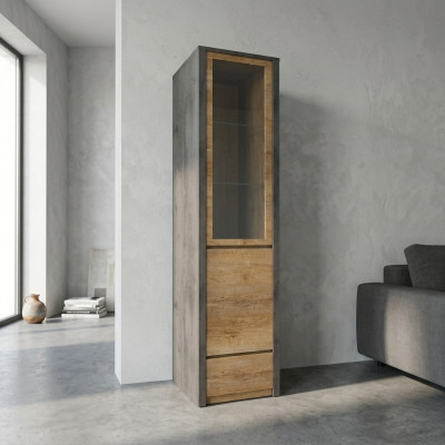 Vetrina credenza buffet vetrina armadio cassetto ripiani in vetro