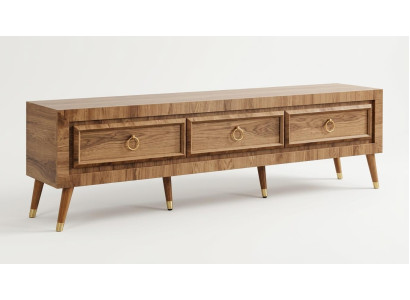 TV board Stil modern braun Wohnzimmer praktisch geräumig komfortabel