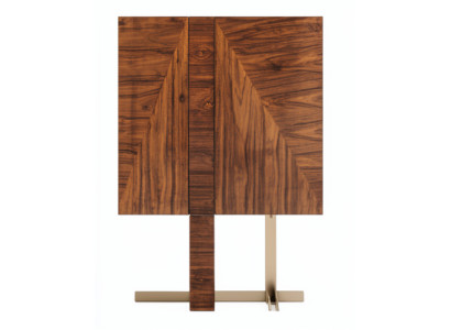 Vitrine Moderner Stil Braun Minimalistisch Elegant Hochwertig Edel