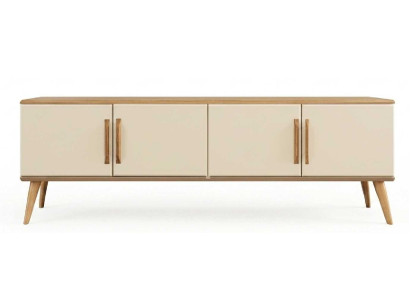 Tv Lowboard Beige Modern Luxus Tv Board Fernsehtisch Tv Kommode