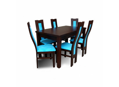 Tavolo da pranzo + set da pranzo con 6 sedie Sala da pranzo Tavolo di gruppo Tavoli Z31