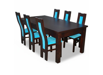 Tavolo da pranzo + 6 sedie Set di sedie da pranzo Tavolo da pranzo Moderno Tavoli Nuovo