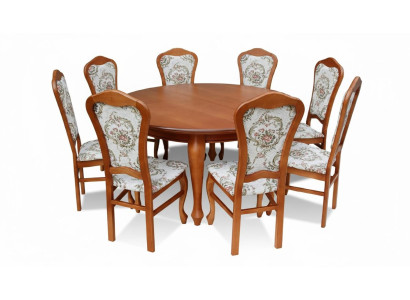 Tavolo da pranzo e 8 sedie Set da pranzo Gruppo da pranzo Tavolo classico Sedia Tavoli