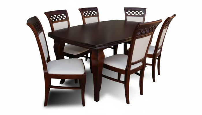 Tavolo da pranzo + 6 sedie Set da pranzo Gruppo da pranzo Tavolo classico Tavoli