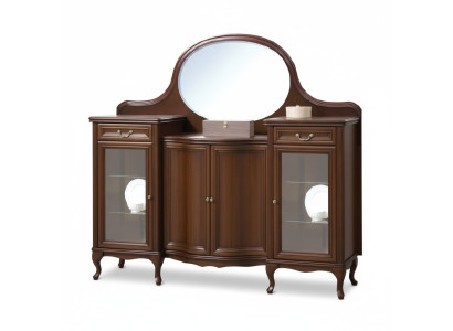 Specchio da terra antico classico in legno con ingrandimento W-NL-Kr Stand Spiegel Model.  Specchio da terra classico antico in legno con ingrandimento modello W-NL-Kr Stand Spiegel.