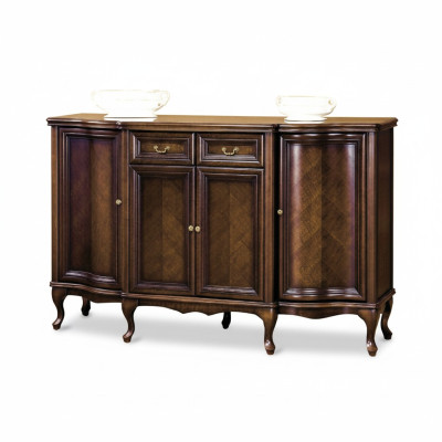 Comò classico Comodini Armadio con cassetti Stile antico Armadio Modellato in legno