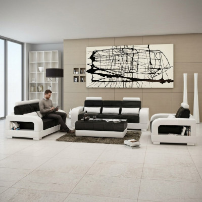 Designer set di divani divano imbottito divano divano set di mobili imbottito nuovo H2209.