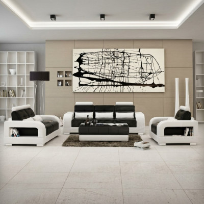 Designer set di divani divano imbottito divano divano set di mobili imbottito nuovo H2209.