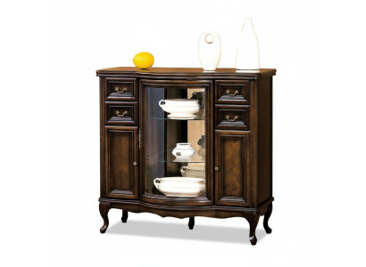 Comò classico Vetrina Sideboard Comodini Armadietto con cassetti Bar