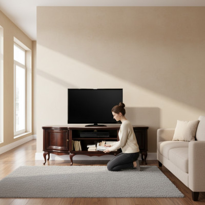 Mobile TV in legno: bellezza naturale e praticità in uno