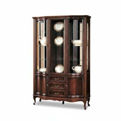 Vetrina classica armadio Mobili italiani Vetrina Vetrine Nuova W-W3
