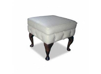Pouf Chesterfield Poggiapiedi Pouf ottomana Divano Pelle Tessuto Tessile Seduta Nuovo