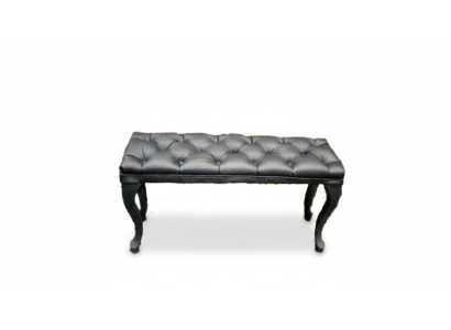 Chesterfield Pouf Poggiapiedi Pouf ottomana Divano in pelle Tessuto Tessile Poggiapiedi