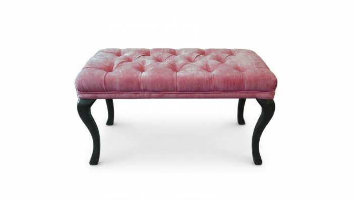 Chesterfield Pouf Poggiapiedi Pouf di servizio Ottomana Divano Pelle Tessuto TORBAY II Nuovo
