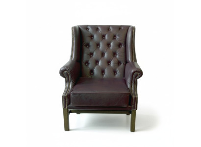 Chesterfield poltrona ala poltrona divano relax imbottito divano designer nuovo KINGS3