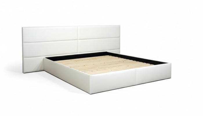 Letto Letti Letto matrimoniale Albergo Letto imbottito XXL Letto con pannello a parete Letto XXL Letto matrimoniale Nuovo