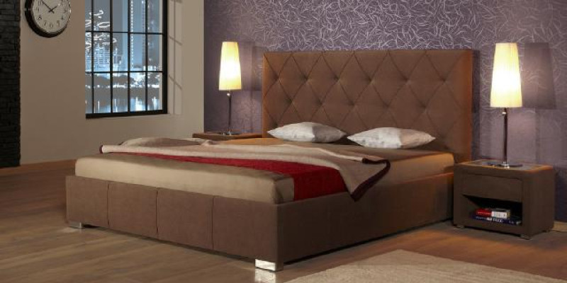 Designer Letto matrimoniale imbottito Letti Letto Camera da letto Letto matrimoniale Letto in pelle Nuovo 2700