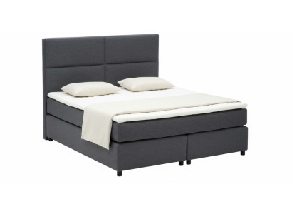 Letto Boxspring Continentale in Tessuto Letti Imbottiti in Pelle Doppio Alto