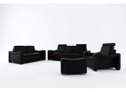 DIVANO IN PELLE DIVANO DESIGN SET DIVANI 3+2+1 DIVANO DIVANO SET DI DIVANI
