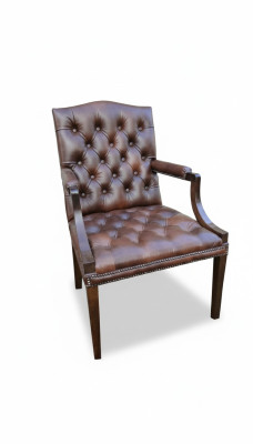 Antico trono Poltrona reale Chesterfield imitazione 1500 Sedia da cavaliere Divano Sofa