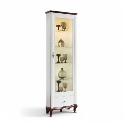 Legno massiccio Legno massello Fatto a mano Vetrina classica Vetrine Armadio Vitrine MIWN