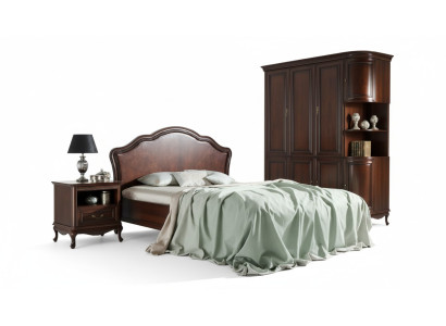Letto classico, letto matrimoniale, letto matrimoniale, letto in pelle, camera da letto Chippendale Verona V.