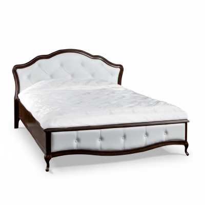 Letto Letto matrimoniale Letto matrimoniale Letto reale Camera da letto Letto classico in pelle Modello V-2T