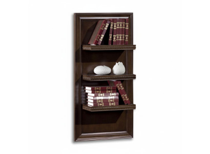 Soggiorno XXL libreria in legno massiccio 131 cm mensola scaffale scaffali CD DVD libri