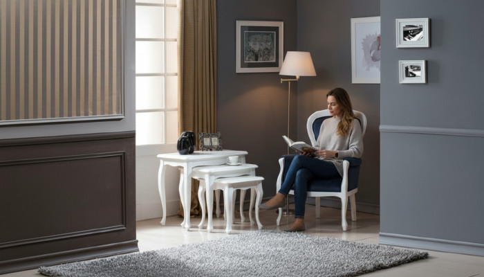 Chippendale poltrona poltrona con pouf divano con poggiapiedi set sgabello sgabello per pianoforte nuovo