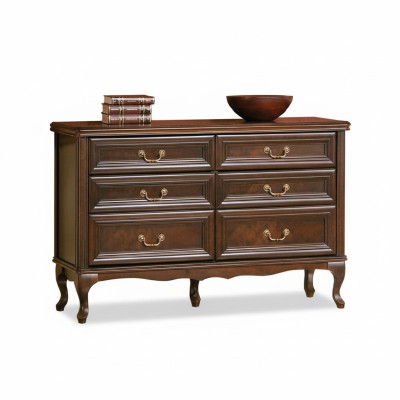 Cassettiera classica stile antico in legno, credenza tipo sideboard Italia