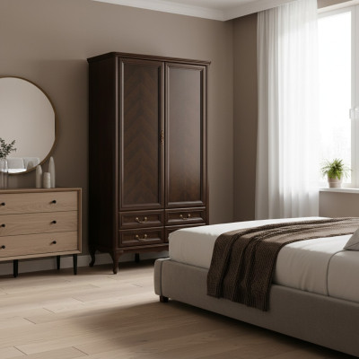 Armadio Armadio Mobili Italiani in Legno Stile Antico Legno Massiccio Classico
