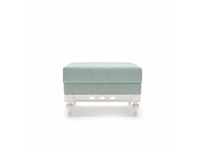 Classico sgabello retro rustico Poggiapiedi ottomana Panchina Banca Nuovo Flp3a