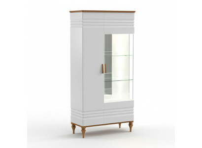 Vetrina classica Comodini Vetrine Armadio con vetrina Armadio Vetrina in vetro TO-W2