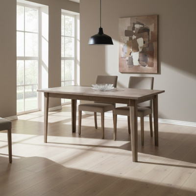 Grande tavolo Tavolo da pranzo Tavolo in legno Tavolo da conferenza 150 x 90cm Estendibile fino a 200cm CM-S2