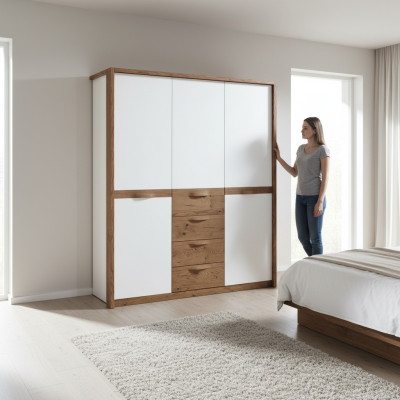 Mobili classici per camere da letto Armadio Armadio in legno - CM-3D