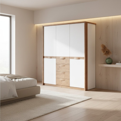 Mobili classici per camere da letto Armadio Armadio in legno - CM-3D