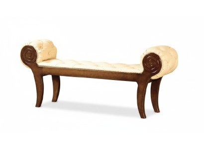 SGABELLO CLASSICO RETRÒ RUSTICO POGGIPIEDI OTTOMANA PANCA PANCHINA - Modello N