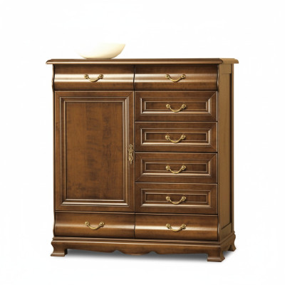 Cassettiera classica Mobiletto d'appoggio Comodini in stile country Modello N-K4B
