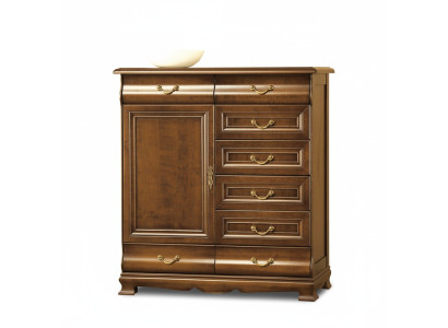 Cassettiera classica Mobiletto d'appoggio Comodini in stile country Modello N-K4B