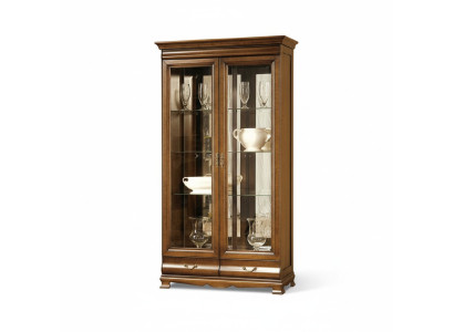 Vetrina classica Armadio vetrina Vetrine armadio Parete attrezzata - Modello N-W2