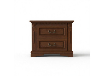 2x Set di comodini classici comodino console da comodino in legno massello OSZN