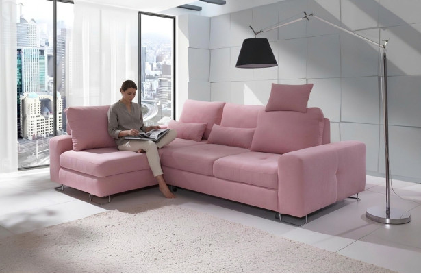 Divano ad angolo set di soggiorno imbottito con funzione letto divano divano ad angolo angolo set.