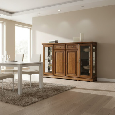 Classico cassettone in massello cassettiera Bar armadio a cassettoni armadio sideboard R-K6